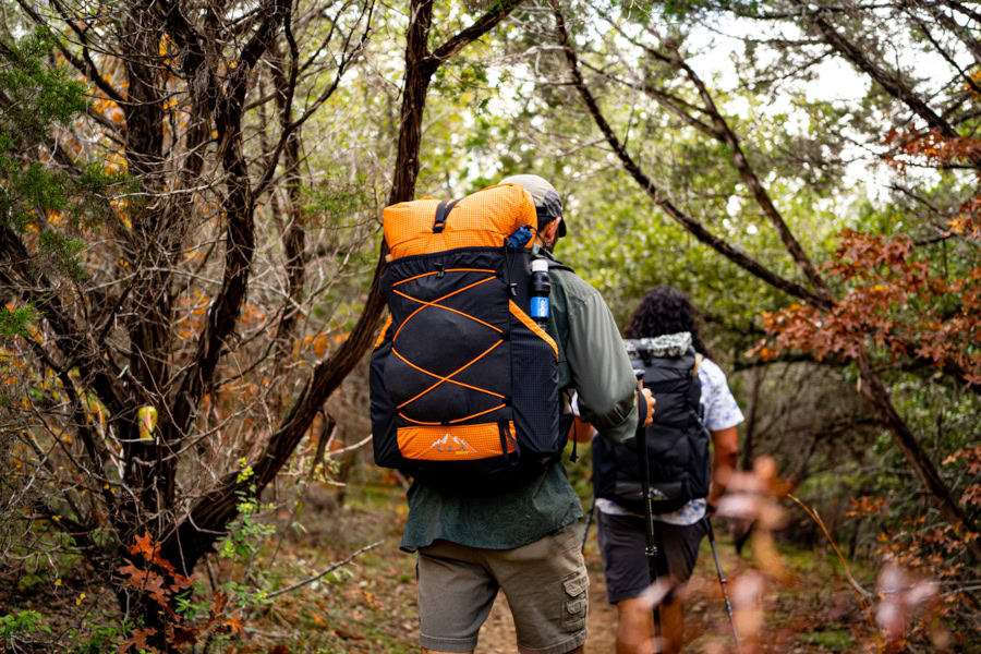 Group of backpackers with new Nexus Packs